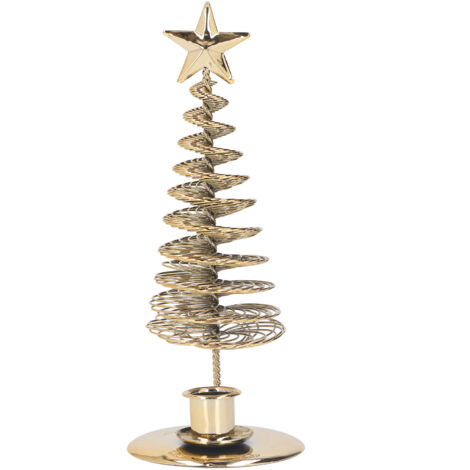 Metal Pine Tree Christmas Tree Tealight Candle Holder Candlestick Ornaments Arab Home Decoration