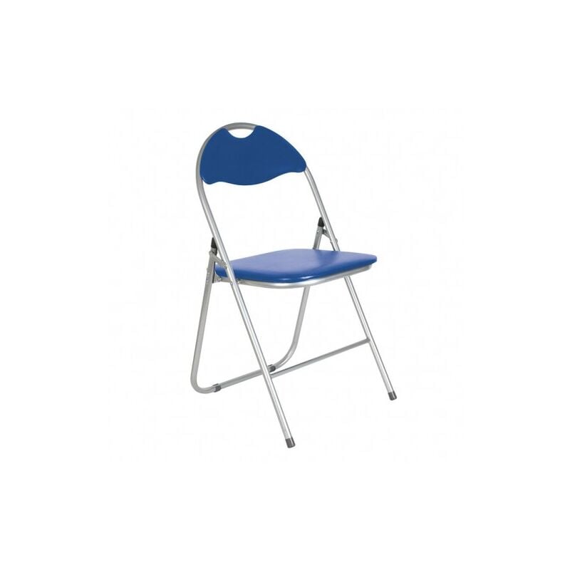 Ehlis - chaise pliante métal/bleu