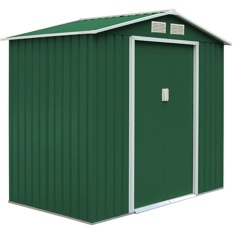 Frankystar - Metalgreen - Abri de jardin en métal galvanisé - 213x127xH195 cm