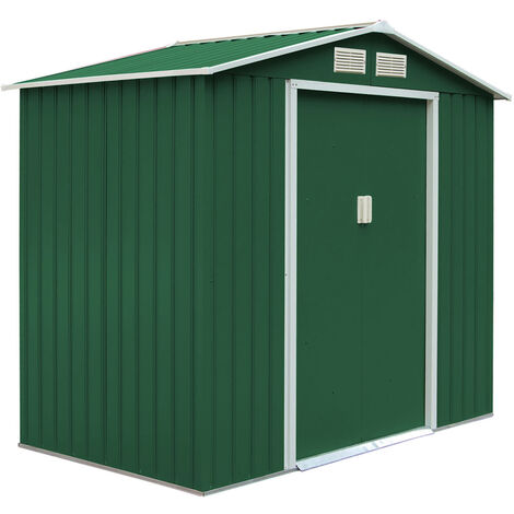 Metalgreen - Abri de jardin en métal galvanisé - 213x127xH195 cm