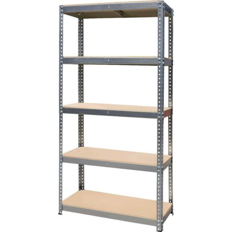 METALKAS ÉTAGÈRE DE RANGEMENT STABIL200 VISSÉE 5 ÉTAGÈRES 180x90x40 cm 200kg