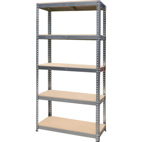 METALKAS SCAFFALE STABIL200 AVVITATO 5 RIPIANI 180x90x40 cm 200kg