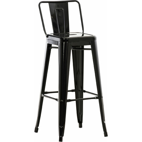 Metall Barhocker Mason schwarz