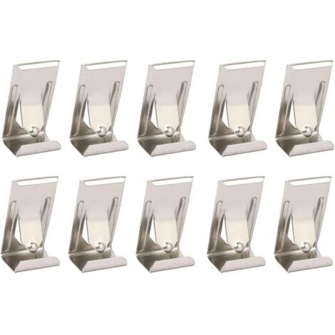 Metall-Bilderrahmenhaken – 60 Stück, Federclips, Wandmontage