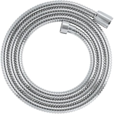 Metall-Brauseschlauch, Länge: 120 cm, Edelstahl-Druckbrauseschlauch, flexibler Brauseschlauch, Wasserleitung MUMU