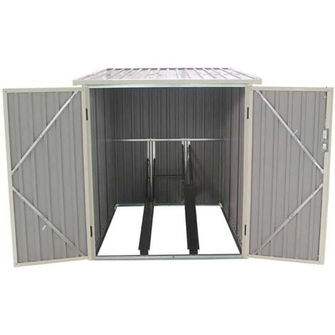 Metall Fahrradgarage Gardiun Veloc I (X2) 2,81 m² Außenfläche 198x142x157 cm