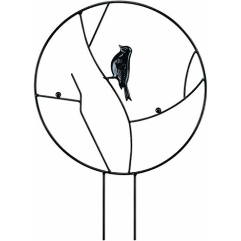 Metall-Gartenspalier für Kletterpflanzen, langlebige, rostbeständige Pflanzenstütze aus Metall für Blühpflanzen, Topfpflanzen, Ranken und Blumen.