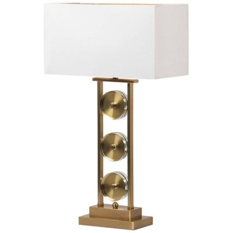 Metall-Glas-Tischlampe 40X20X70 cm