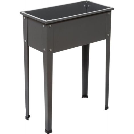 Metall-Hochbeet Gr. 1 anthrazit matt 60 x 30 x 80 cm STRECKE