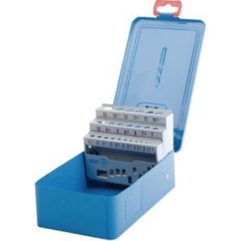 Metall Kassette leer für 1,0 - 13,0 mm 0,5 mm steigend