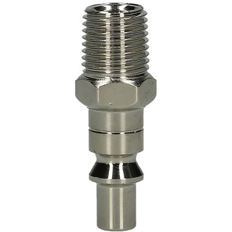 Metall-Stecknippel, 1/4"AG, 45mm