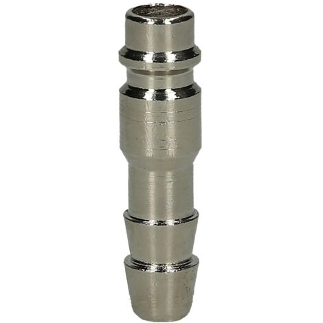 Metall-Stecknippel mit Schlauchtülle, Ø 10mm, 40mm