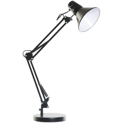 Metall Tischlampe 22x39x69 Schwarz Flexo Metallmaterial Mehrfarbige Farbfamilien -Detaillampen