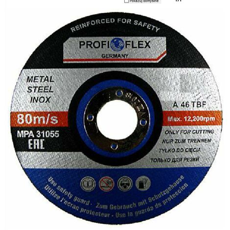 METALL-TRENNSCHEIBE 125 x 1,2 x 22,2 mm PROFI
