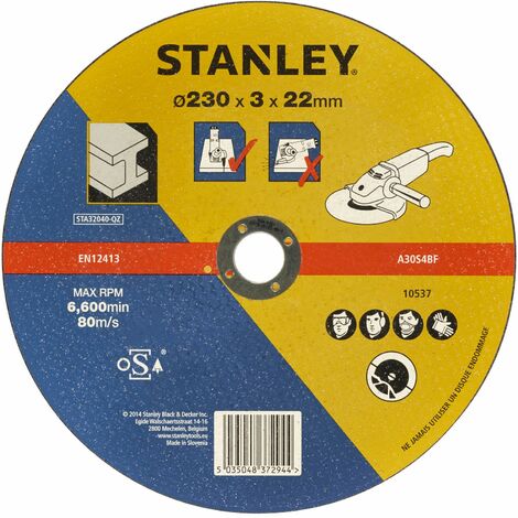 Metall-Trennscheibe ø 230 mm  STANLEY STA32040-QZ