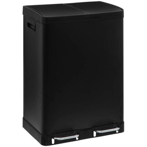 Metall-treteimer 2x30l ariane schwarz - 5five