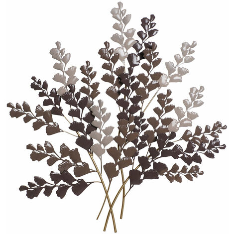 Metall Wanddekoration 75.6x7x80 Beige Metallzweige Material mehrfarbig Farbfamilien Wanddekorationen Details