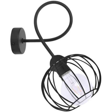 Metall-Wandleuchte Loft Edison E27