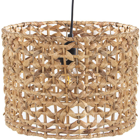 METALL-/WICKER-DECKE +91197, 1XE27 MAX40W NICHT INBEGRIFFEN °31X21CM, KABEL:80CMfür alle Stile, um dem Zuhause eine besondere Note zu verleihen