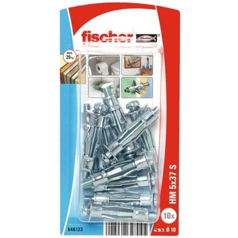 Metallanker mit Hohlkörper Hm 5x37 S / 10 Stück - Fischer