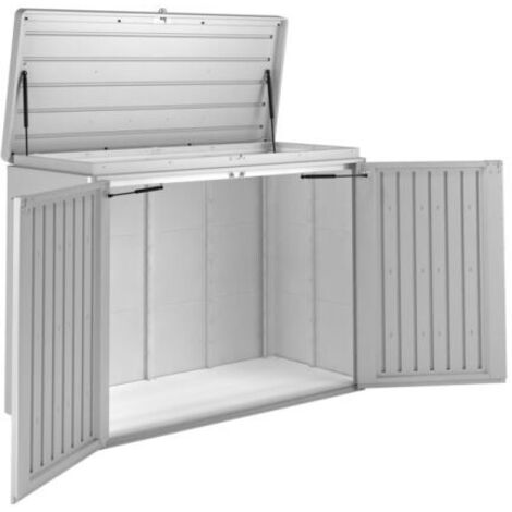 Metallbehälter HIGHBOARD 160 Biohort  Quarzgrau Metallic