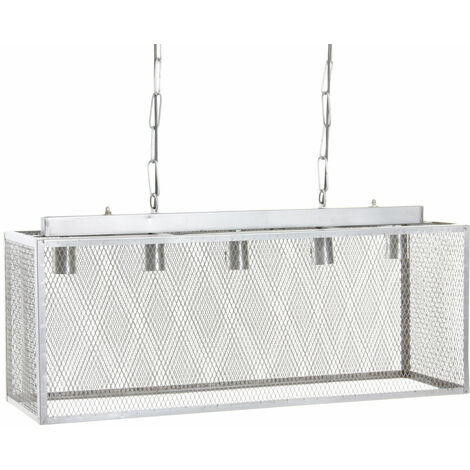 Metalldecke 79x26x120 graues Metallmaterial mehrfarbige Farbfamilien Deckenleuchten und Wände Details
