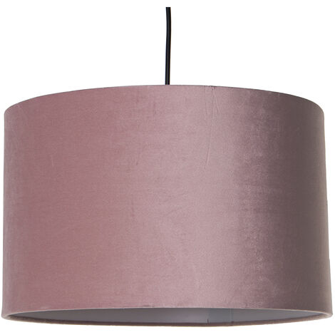 Metalldecke -Bildschirm rosa Samt, 1x27, max.40 ° 38x24 cm, Kabel: 100 cmpour alle Stile, um dem Haus eine Note zu verleihen