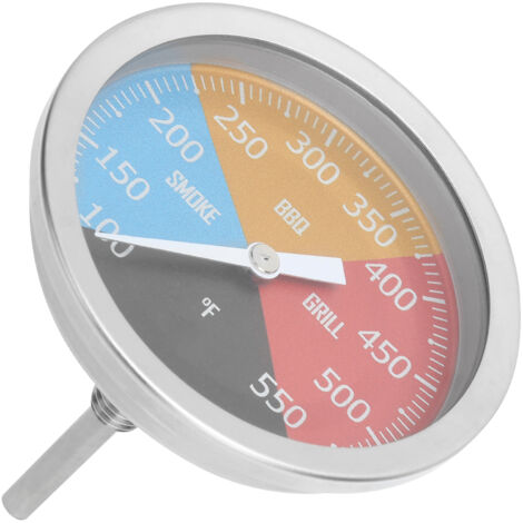 Metallenes Ofen- und Grillthermometer, 100-550°F, Nadelthermometer, ideal für die heimische Küche.