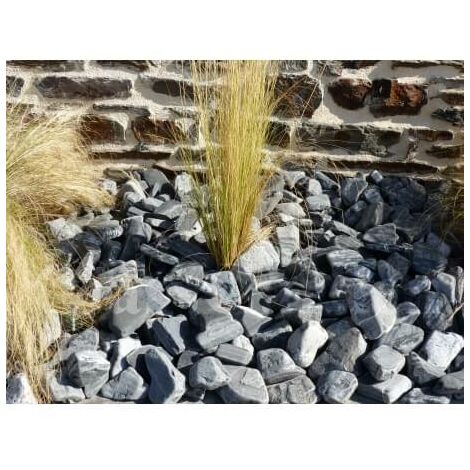Metallfarbener Kieselstein 40-60 - Sack 20 Kg
