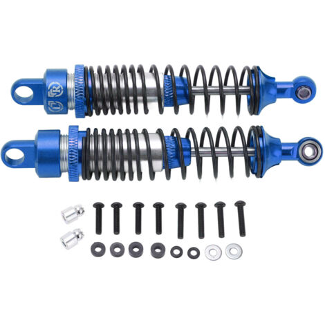 Metallfeder-Stoßdämpfer für Vorder- und Hinterachse für AXIAL SCX10 1/10 RC-Car – Dunkelblau