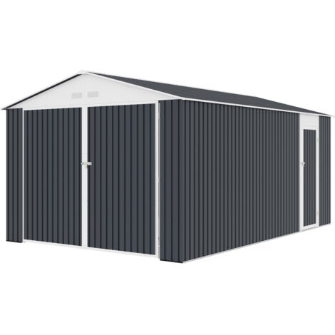 Metallgarage "Houston" 15,36 m² - Anthrazit