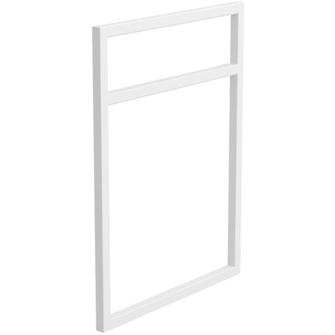 Metallgestell LLOYD NIEDRIG für Schränke und Strukturen Compakt MATT WEIß 333 x 16 x 475 mm