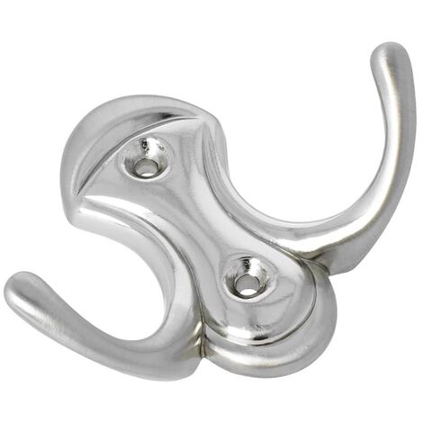 Metallhaken Handtuchhaken Kleiderhaken Edelstahl Optik Haken Zamak