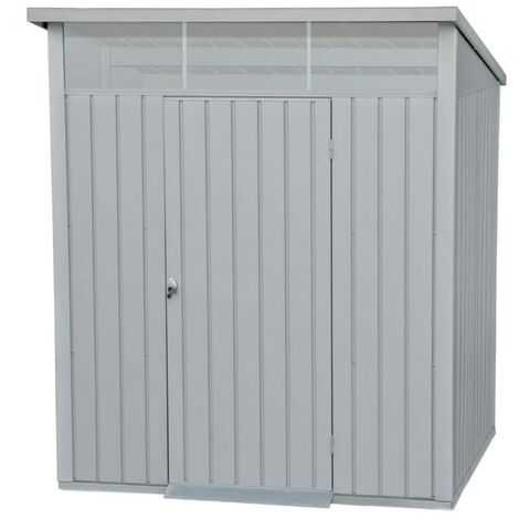 Metallhaus Palladium 6'x5' Duramax 196,5 x 199 x 229 cm Farbe Grau, von Ezooza