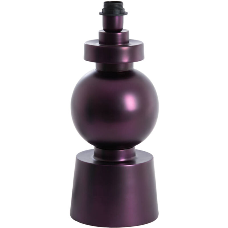 Light & Living - lampe de table - Bodiosa - violet - métal - Ø Light & Living - lampe de table - Bodiosa - violet - métal - Ø