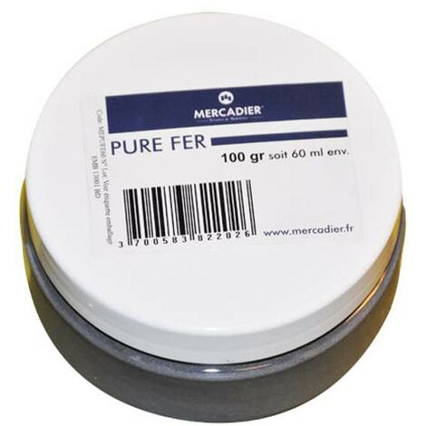 Métallisation à froid - Mercadier - Pure Métal - Fer - 60ml env