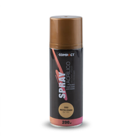 Metallisch-goldfarbene Acryl-Sprühfarbe, 200 ml