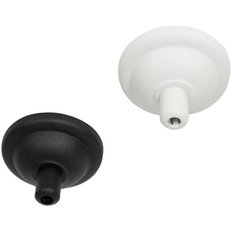 LEDKIA Metallisierte Lampenrosette Design Weiß