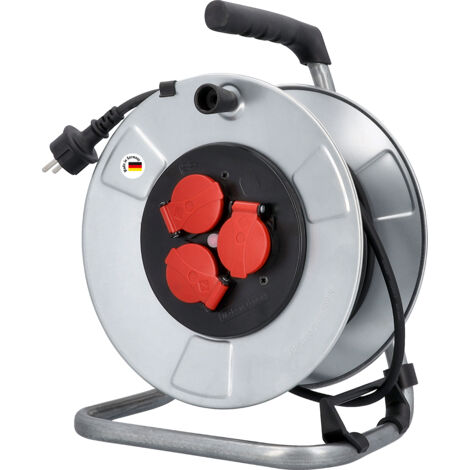 Metallkabeltrommel 230V 50m H05RR-F 3G1,5 IP44