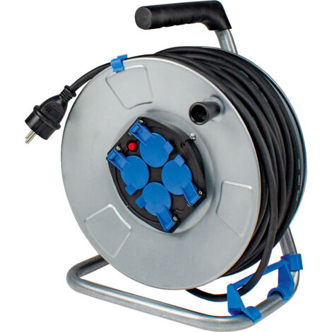 Metallkabeltrommel 50m H05RR-F 3G1,5 IP20