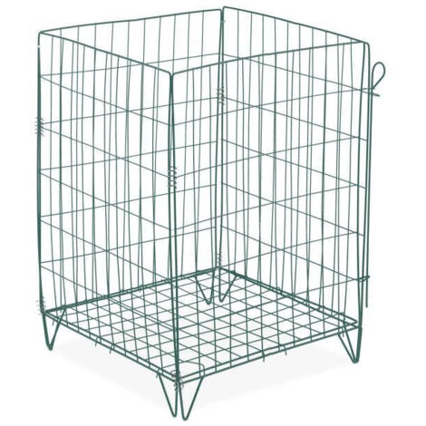 Metallkompost mit bodenrost