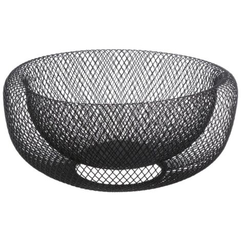 Metallkorb 27cm mesh schwarz - 5five