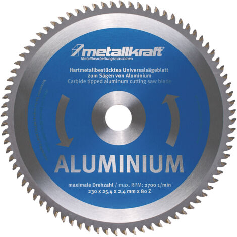 Metallkraft Sägeblatt für Aluminium Ø 230 x 2,4 x 25,4 mm, 3850232