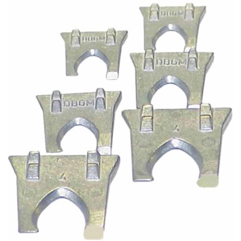 Metallkrallen-Set 6-teilig je 2x2-3-4