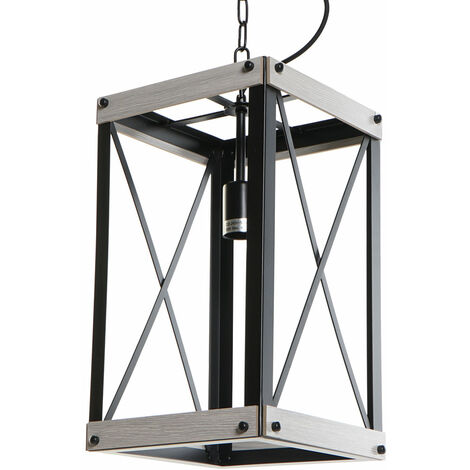 Metallmetallendecke 25x25x43 E27 Brun Metal Metall Metal Metall Metall Metall Metall Multicolor -Farbfamilie Decken und Wände Details