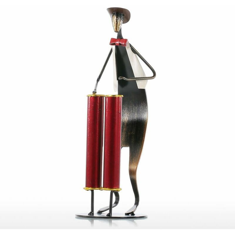 Metallo ferro tamburo scultura arte e artigianato