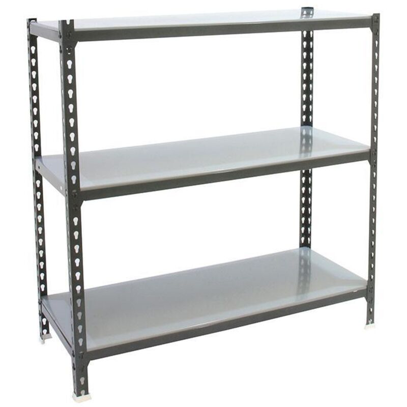 Simonrack Leichte Regal 3 Böden Anthrazit/Galvanisiert