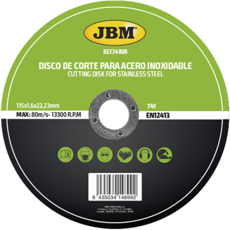 Metallscheibe JBM t41 115 mm 1,6 mm