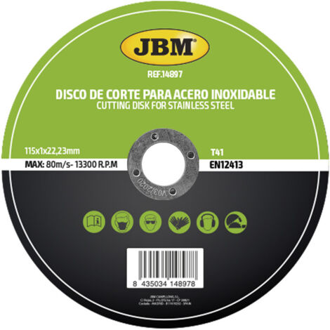 Metallscheibe JBM t41 115 mm Dicke 1 mm