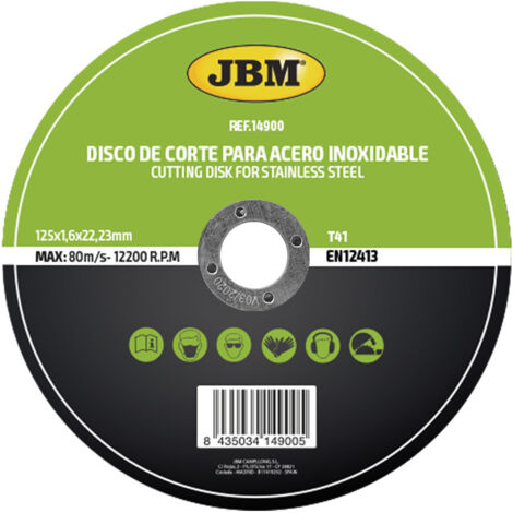 Metallscheibe jbm t41 125 mm 1,6 mm